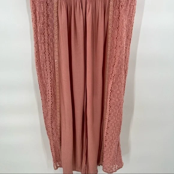 ENTRO dusty rose boho duster size L - Picture 7 of 10